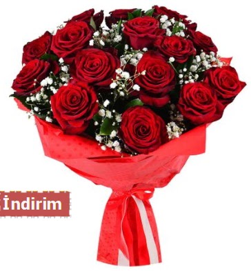 12 Adet kırmızı aşk gülleri  Malatya çiçekçiler 