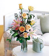  Malatya internetten çiçek siparişi  cam yada mika vazo içerisinde gül kazablanka