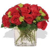  Malatya internetten çiçek satışı  10 adet kirmizi gül ve cam yada mika vazo