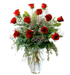 Vazo içerisinde 11 kirmizi gül  Malatya hediye sevgilime hediye çiçek 