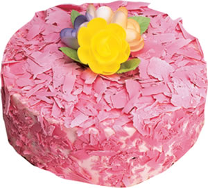 pasta siparisi 4 ile 6 kisilik framboazli yas pasta  Malatya çiçekçi mağazası 