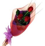Çiçek satisi buket içende 3 gül çiçegi  Malatya çiçek online çiçek siparişi 