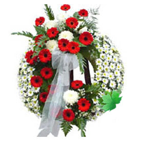 Cenaze çelengi cenaze çiçek modeli  Malatya kaliteli taze ve ucuz çiçekler 